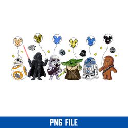 Star Wars Disney Balloon Png, Star Wars Disney Png, Star Wars Png Digital File