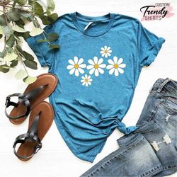 Wildflower Shirt, Daisy Shirt, Spring Tees, Floral T-shirt Gift, Spring Shirts For Women, Daisy Lover Shirt, Daisy Gift