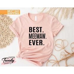 Meemaw Shirt, Meemaw Gifts, Grandma Mothers Day Gift, Mothers Day Shirt for Grandma, New Grandma Shirt Gift, Pregnancy A