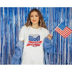 American Shirt, Soda Can America Shirt, Patriotic Can Shirt, Funny 4th of July Shirt, Patriotic Shirt, Aesthetic Indepen
