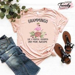 Grammingo Shirt, Funny Grandma Gift, Grandma Shirt, Mothers Day Shirt, Mom Birthday Gift, Flamingo Shirt for Women, Gran