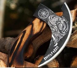 pizza axe viking axe carbon steel axe hatchet tomahawk hunting axe camping
