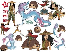 Disney Raya warrior svg, Raya and the last dragon svg, Raya and Sisu svg png