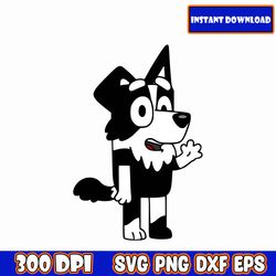 Bluey Mackenzie SVG, Blue Dog Bundle, Dog Family Bundle, Bluey Bundle, Blue Dog SVG, Blue Dog PNG, Bluey SVG, Bluey svg