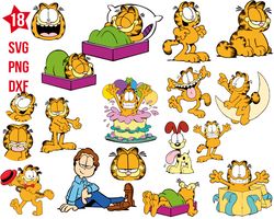 Garfield funny svg, Garfield and Odie svg, Garfield cartoon svg