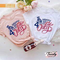 Happy 4th of July Shirt, Fourth of July Gifts, Patriotic Shirt for Family, Memorial Day Tee, Independence Day Tee, Freed