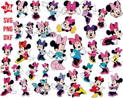 Minnie Mouse polka dot svg, Minnie Mouse dress svg, Disney Mickey Mouse svg png