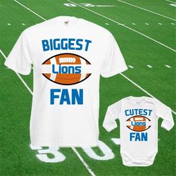Lions baby bodysuit DOUBLE customized Lions Fan shirt t-shirt One Piece Funny Child boy Clothing Kid's Shower girl Tops