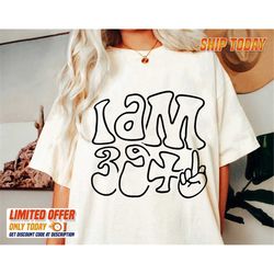 I Am 39 Middle Finger Shirt, Personalized Birthday Tshirt, 19 29 39 Shirts, I Am 39 Plus Tee, Birthday Gifts for Women,