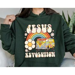 jesus revolution sweatshirt, christian easter gifts for her, funny jesus shirts, christian t-shirts retro, aesthetic swe