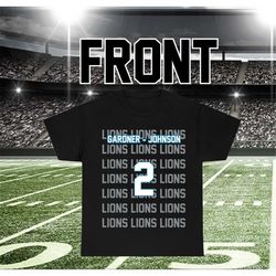 CJ Gardner Johnson Tshirt | Detroit Lions Shirt | Ceedy Duce Jersey Shirt | Retro Football Shirts