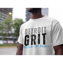 grit tee, detroit lions game day, lions tee, detroit lions football tee,
