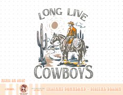 Retro Long Live-Cowboys Horse Rodeo Western, Farmer png