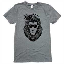 Detroit Tshirt- Lions- Detroit - City- Lions- Fan shirt- Michigan made