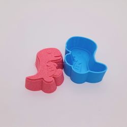 T-REX BATH BOMB MOLD STL file for 3D Printing