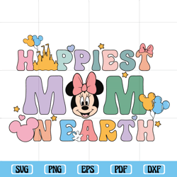 Happiest Mom On Earth Svg, Family Trip 2023 Svg, Family Vacation Svg, Magical Kingdom Svg