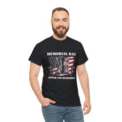 American Flag Shirt, Usa Flag Shirt, Memorial, Patriotic Design, Memorial Day Remember And Honor Shirt, Memorial Day