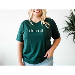 Detroit Shirt | Michigan T-Shirt | Motor City T Shirt | DTW Tshirt | MI Souvenir | Gift | Bachelorette Party Tee | Minim