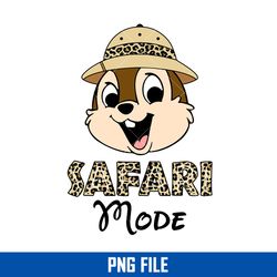 Chip N Safari Mode Png, Disney Safari Mode Png, Aninmal Kingdom Png, Disney Png Digital File