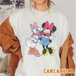 Disney Friends Minnie Mouse and Daisy Duck Best Friends Shirt, Minnie Daisy Sweatshirt, Disney Family Trip Unisex T-Shir