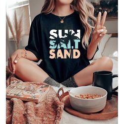 Sun Salt Sand Girls Trip Customizable Group Shirts, getaway Tshirt, summer vacation shirt, summer vibes shirt, gift shop