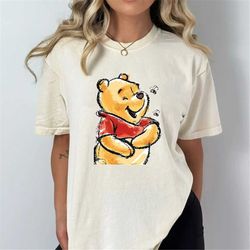 Winnie the Pooh Shirt, Pooh Bear Shirt, Disney Shirt, Disneyland Shirt, Disney World Shirt, Vintage Pooh Bear, Comfort C