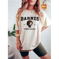 Barnes 1917 T-Shirt, Bucky Barnes Sweatshirt, Winter soldier Shirt, Avengers Sweatshirt, Sebastian Stan, Marvel Gifts, B