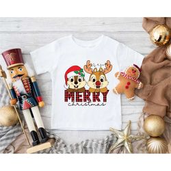 Chip and Dale Marry Christmas shirt, Disney Christmas Shirts, Disney Vacation shirt, Sibling shirt, Brother Shirt