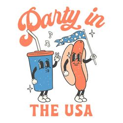 Party in the USA SVG 4th Of July SVG Cutting Files