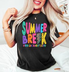 School's Out For Summer Teacher Shirt, Last Day of School, Hello Summer Shirt, Teacher Summer Vacation Shirt, Summer Bre
