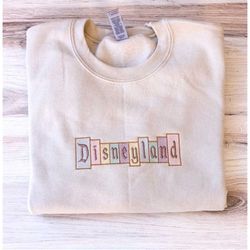 Disneyland Sweatshirt, Magical Sweatshirt, Disneyland Shirt, Embroidered Sweatshirt, Custom Crewneck, Disney Trip Crewne