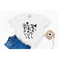 Disney Skeleton Shirt, Disney Halloween Tshirt, Funny Halloween Disney Vacation Tee, Disney Balloon Shirt, Skeleton Mick