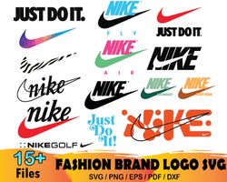 15 Nike Bundle Svg, Nike Logo Svg, Nike Vector, Just Do It Svg
