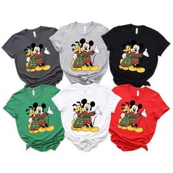 Disney Christmas Shirt, Disney Pluto And Mickey Christmas Shirt, Funny Christmas Shirt, Disney Christmas Trip Shirt, Chr