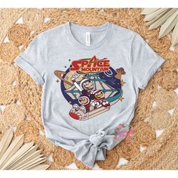 Disneyland Mickey and friends, Comfort Color shirt,Vintage Mickey Space Mountain T-shirt, Retro Walt Disney World Shirt,