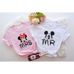 Disney Mr Mrs Shirts, Disney Couple Shirts,  Mr Mickey Shirt, Mrs Minnie Shirt,  Disney Wife Husband Shirts, Disneyland