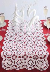 Doily Runner Crochet pattern - Home Decor Gift Ideas - instructions Digital PDF