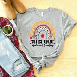 Custom Office Crew Shirt, Personalized Office Crew Shirt, Office Squad Gift, Office Team Shirt, School Office Staff Shir