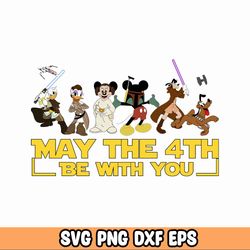 May The 4th Be With You Svg Png Sublimation, May the Fourth Png, Star Wars Characters Png, Galaxys Edge Png Digital