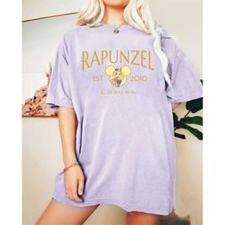 Rapunzel Princess Shirt, Disney Princess Shirt, Rapunzel Disney Shirt, Rapunzel Mickey Shirt, Comfort Colors Shirt, DL-1