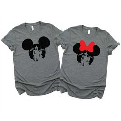 Halloween Minnie and Mickey Shirts - Disney Couples - Matching Shirts - Haunted Mansion