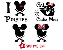 disney pirates svg, disney cruise svg, pirate hat svg png