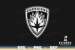Guardians of the Galaxy Badge svg files Cricut Silhouette GOTG Ravagers Shield PNG Sublimation Symbol