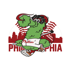Philadelphia Phillies Phanatic Gunnersaurus Logo SVG