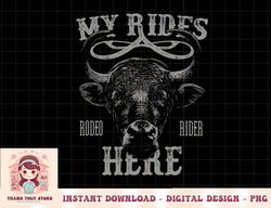 Bull Riding PBR Rodeo Bull Riders Cowboys Western Ranch Long Sleeve png