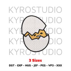 Gudetama Egg Anime Embroidery Design File/ Chibi Cute Embroidery Design/ Design Pes Dst
