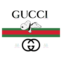 Snoopby Gucci Logo Svg, Logo Brand Svg, Snoopy Svg, Gucci Logo Svg, Brand Logo Svg, File Cut Digital Download