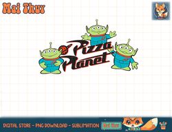 Disney Pixar Toy Story Pizza Planet Aliens T-Shirt copy png