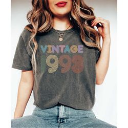 Comfort Colors Vintage Since 1993 Shirt Gift For Birthday, 30th Birthday Vibes, Cute Birthday Gift For Her, Personalized