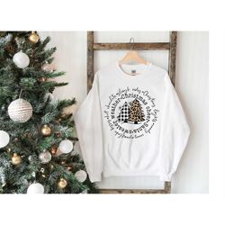 Christmas Sweatshirt, The Most Wonderful Time Of The Year, Holiday Sweaters For Women, Christmas Sweater,Retro Holiday S